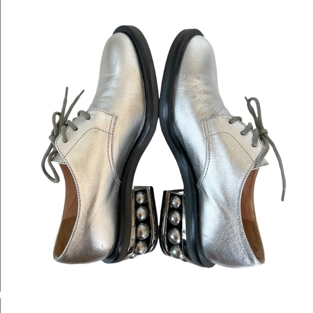 Nicholas Kirkwood Silver Derby Pearl
Oxford Chunky Platform Loafers size 8